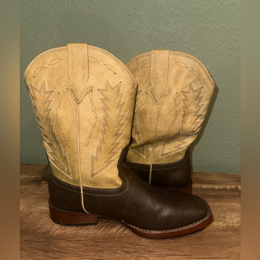 Roper Boys Billy Square toe Boots BRAND NEW! - Picture 6 of 9